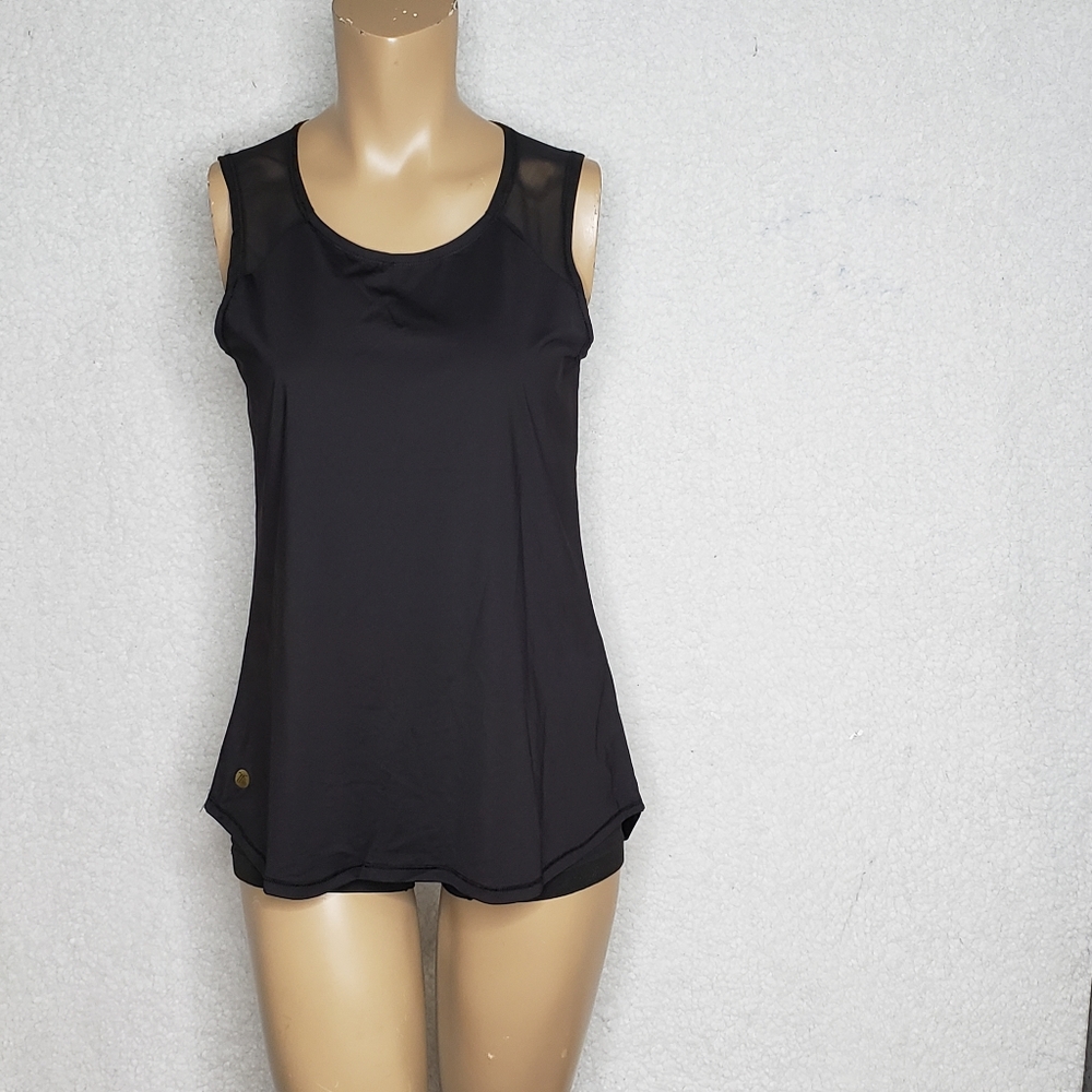 TeMa Hi Lo Athletic Tank Top with Mesh Back size S